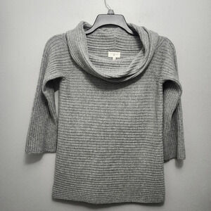 Lou and grey women's sweater size XS gray wool blend cowl neck